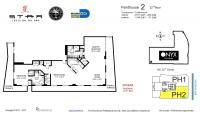 Unit PH 2 floor plan